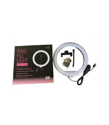 ARO SELFIE 10" 26cm LUZ BLANCA
